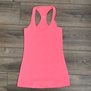 Pink lululemon workout top